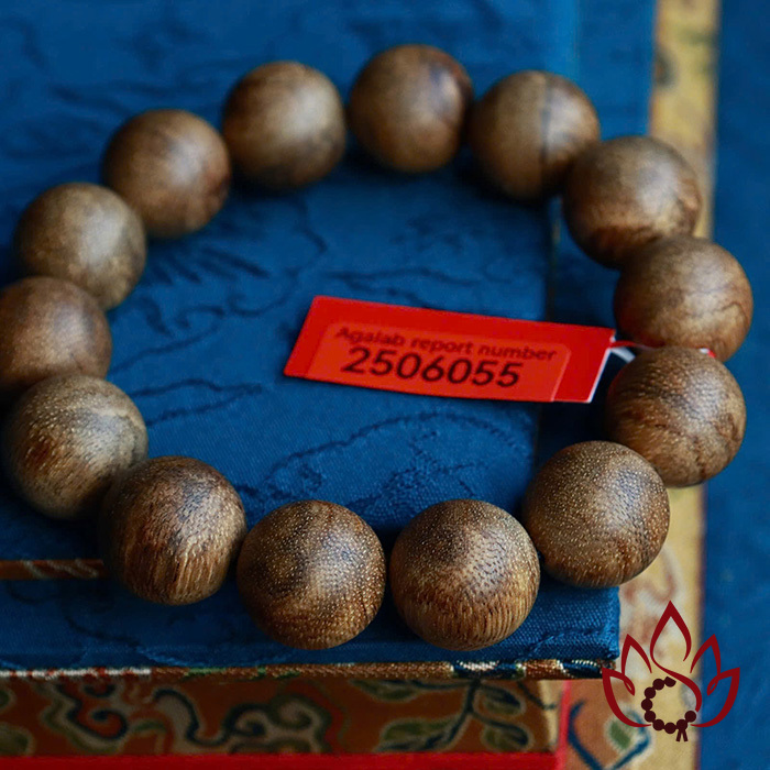 Vòng Trầm Hương Hạt Tròn | 16 Ly | Trầm Tốc Banh Tự Nhiên